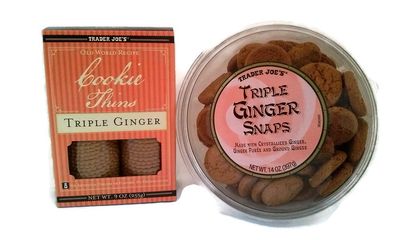 Trader Joe&#39;s Triple Ginger Snaps and Cookie Thins Triple Ginger Duo