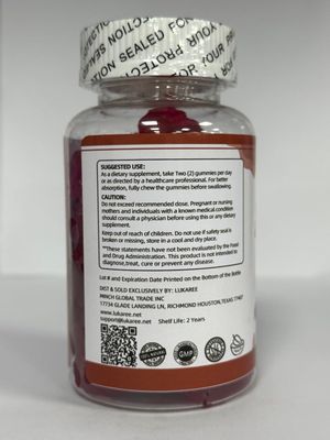 Lukaree Liver Cleanse Detox &amp; Repair Gummies - Milk Thistle, Dandelion, Artichoke Extract &amp; Elderberry - No Sugar, Raspberry Flavor - 120 Count