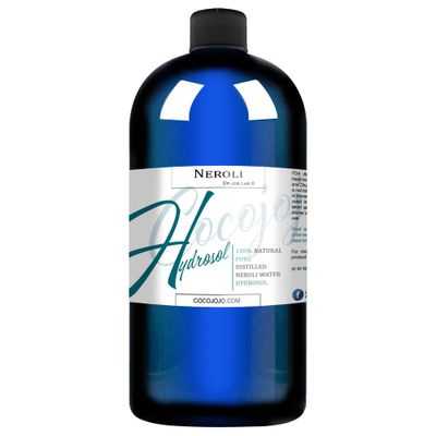Dr Joe Lab Neroli Hydrosol Spray Toner for face Floral Water Hydrating Mist, for Cleansing, Pure and Natural for All Skin Types 32 oz