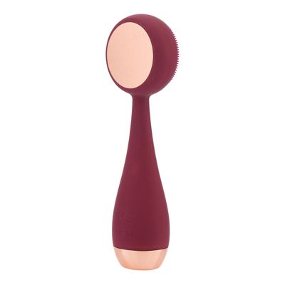 PMD Clean Pro - Smart Facial Cleansing Device with Silicone Brush &amp; ActiveWarmth Anti-Aging Massager - Waterproof - SonicGlow Vibration Technology - Clear Pores &amp; Blackheads - Lift, Firm, &amp; Tone Skin