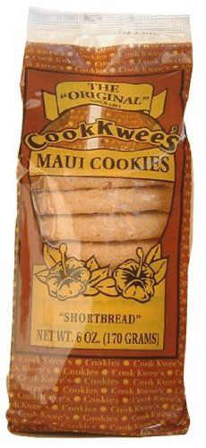 Shortbread Cookie 6 Ounces Cook Kwees The Original Maui Cookies by Tikimaster.com