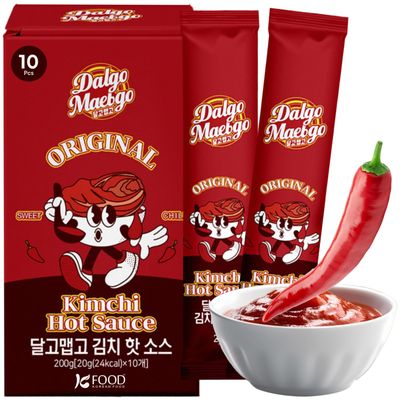 Korean Food, Dalgo Maebgo Kimchi Hot Sauce, Low Calorie, 200g, Sauce for Stews and Noodles and Vegetables, spicy sauce, Easy to go, Bulldark Spicy, Fire Noodle Challenge, ???