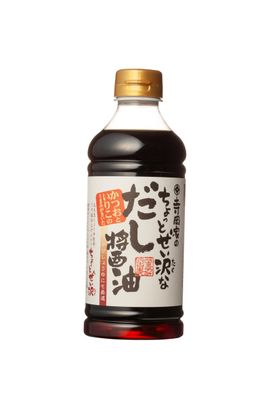 Teraokake Rich Dashi Savory Soy Sauce 500ml 16.9 Fl Oz Japanese Umami Shoyu?No preservatives, No artificial colors, No high fructose corn syrup?Made in Japan Plastic Bottle