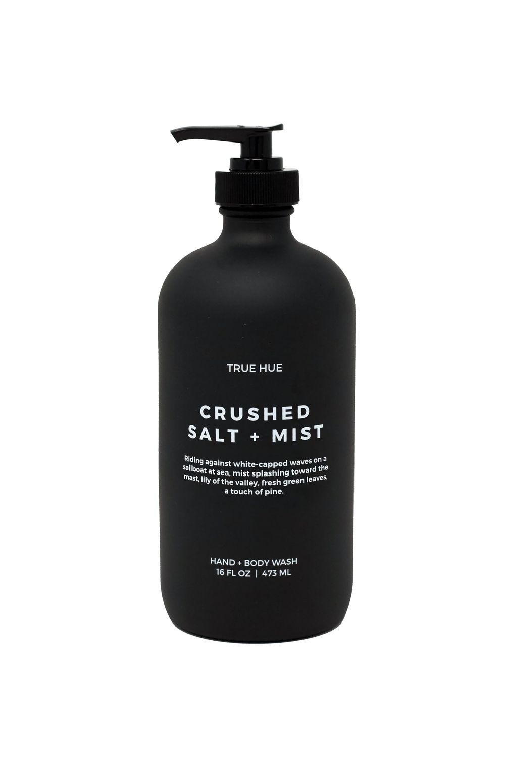 True Hue Crushed Salt Mist Hand and Body Wash Luxury Hand and Body Wash Paraben and Sulfate Free Vegan 16 fl oz