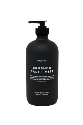True Hue Crushed Salt Mist Hand and Body Wash Luxury Hand and Body Wash Paraben and Sulfate Free Vegan 16 fl oz