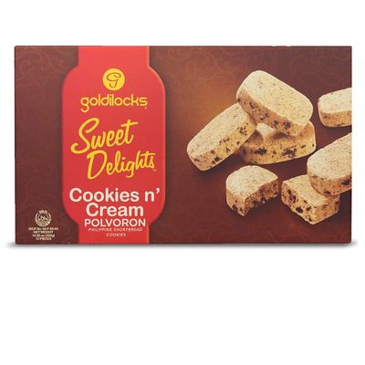 Goldilocks Sweet Delights Cookies n&#39; Cream 10.60oz 300g 12 Pieces
