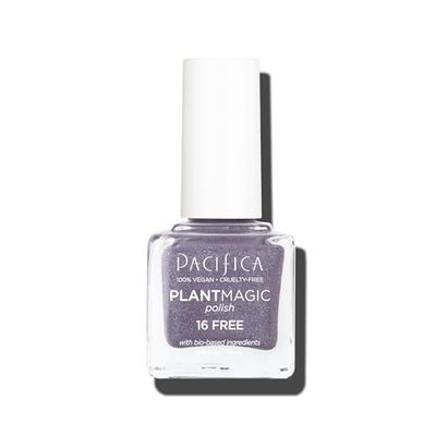 Pacifica Natural Nail Polish - Plant Magic Purple Nail Polish - Plant Based, Non-Toxic &amp; Clinically Tested - Lasting Colors, Glossy, Chip-Resistant, Clean Beauty, Dermatologist Approved, Star Gaze
