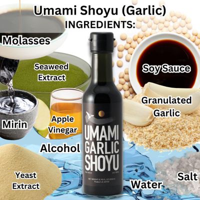 Umami Shoyu - Soy Sauce 6.76 fl oz 200ml Garlic