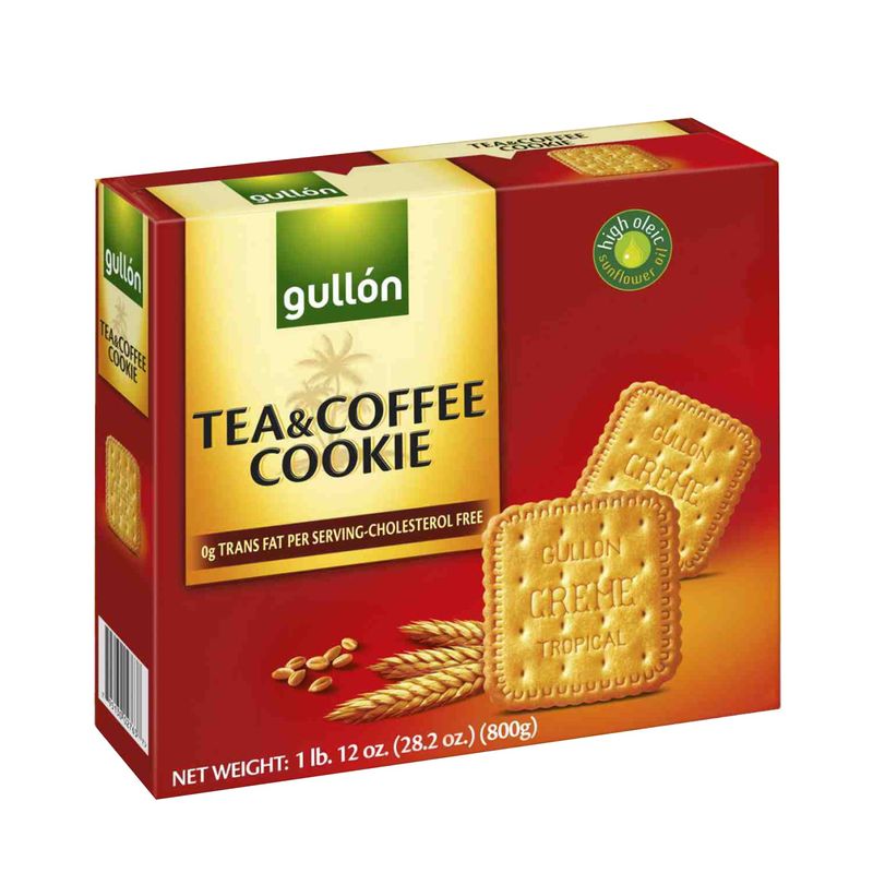 Gullon Tea &amp; Coffee Cookie 4 Rolls Per Box Set of 2 Box