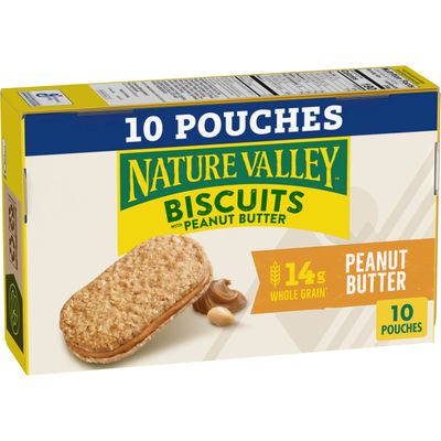 Nature Valley Biscuit Sandwiches, Peanut Butter, 10 ct, 13.5 OZ