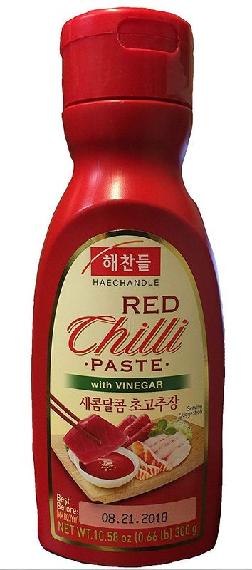 CJ Haechandle Soybean Paste ????? Red Chilli Paste wVinegar ???? 0.66 lb, 1 Pack