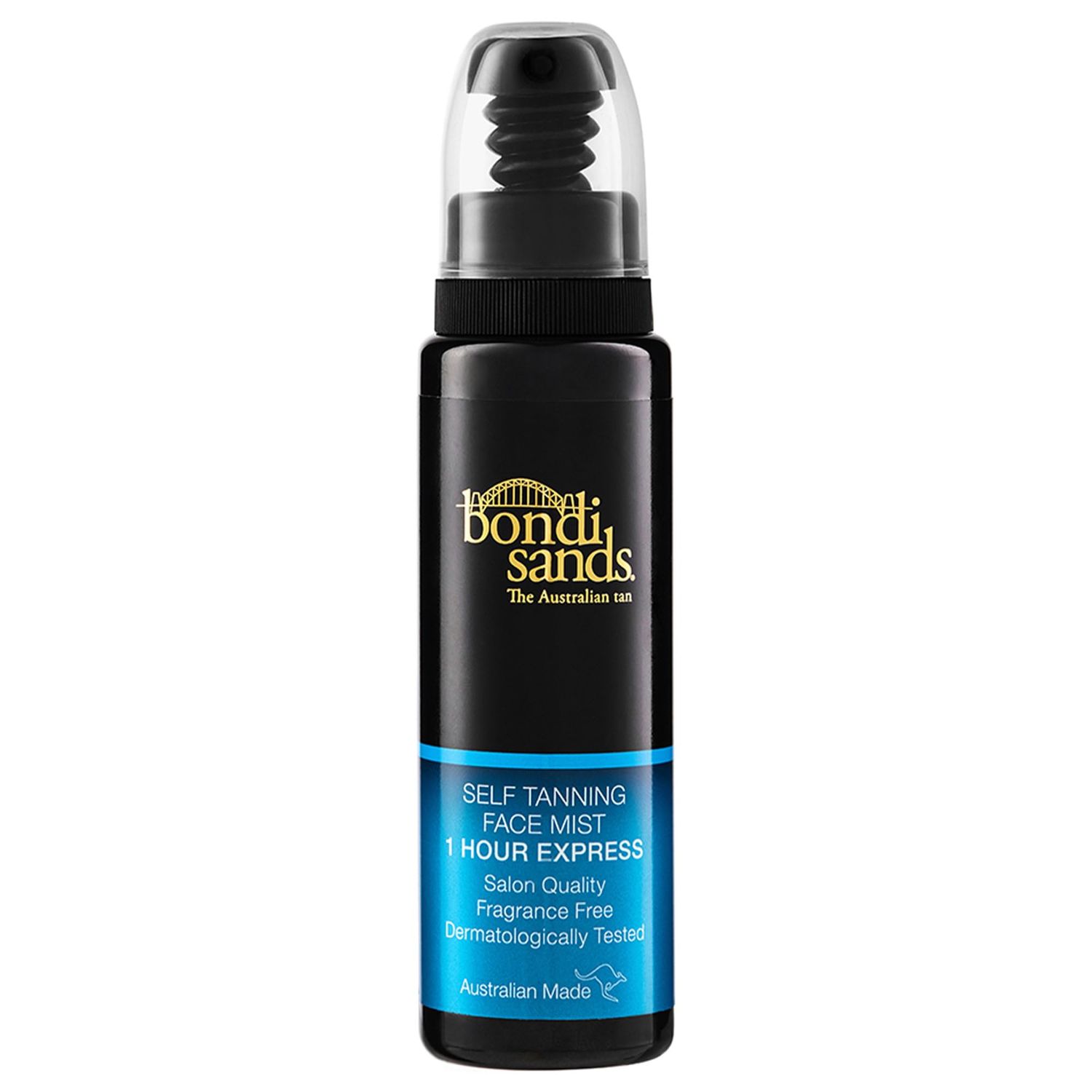 Bondi Sands 1 Hour Express Self Tanning Face Mist Lightweight Dual Action Formula, Dermatologically tested, Suitable for Sensitive Skin 2.36 Fl Oz