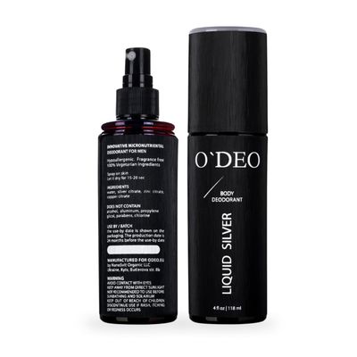 Aluminum Free Deodorant for Men - All Natural Deodorant Spray - Organic Deodorant for Men 4 fl oz of Natural Deodorant Unscented for Sensitive Skin