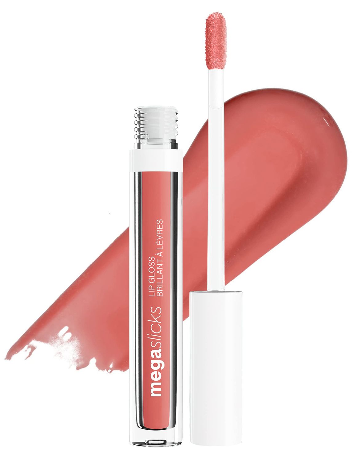 wet n wild MegaSlicks Lip Gloss, Ultra-Glossy, Vitamin-E Enriched, Ultra-Gloss High Shine Moisturizing, Cruelty-Free &amp; Vegan - Attitude Check