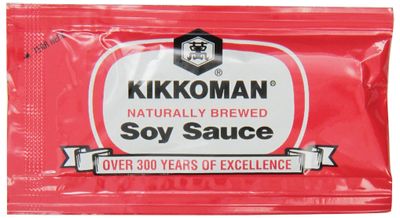 Kikkoman Soy Sauce Packets, 500 Count Pack of 1