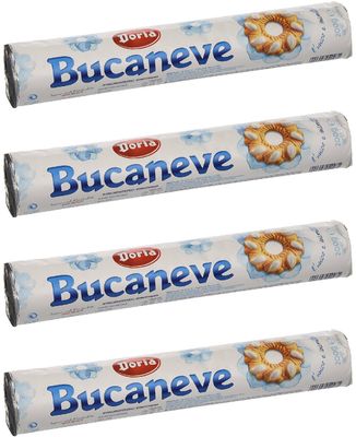 Doria: Bucaneve shortbread biscuits - 7.05 Oz 200g Pack of 4 Italian Import
