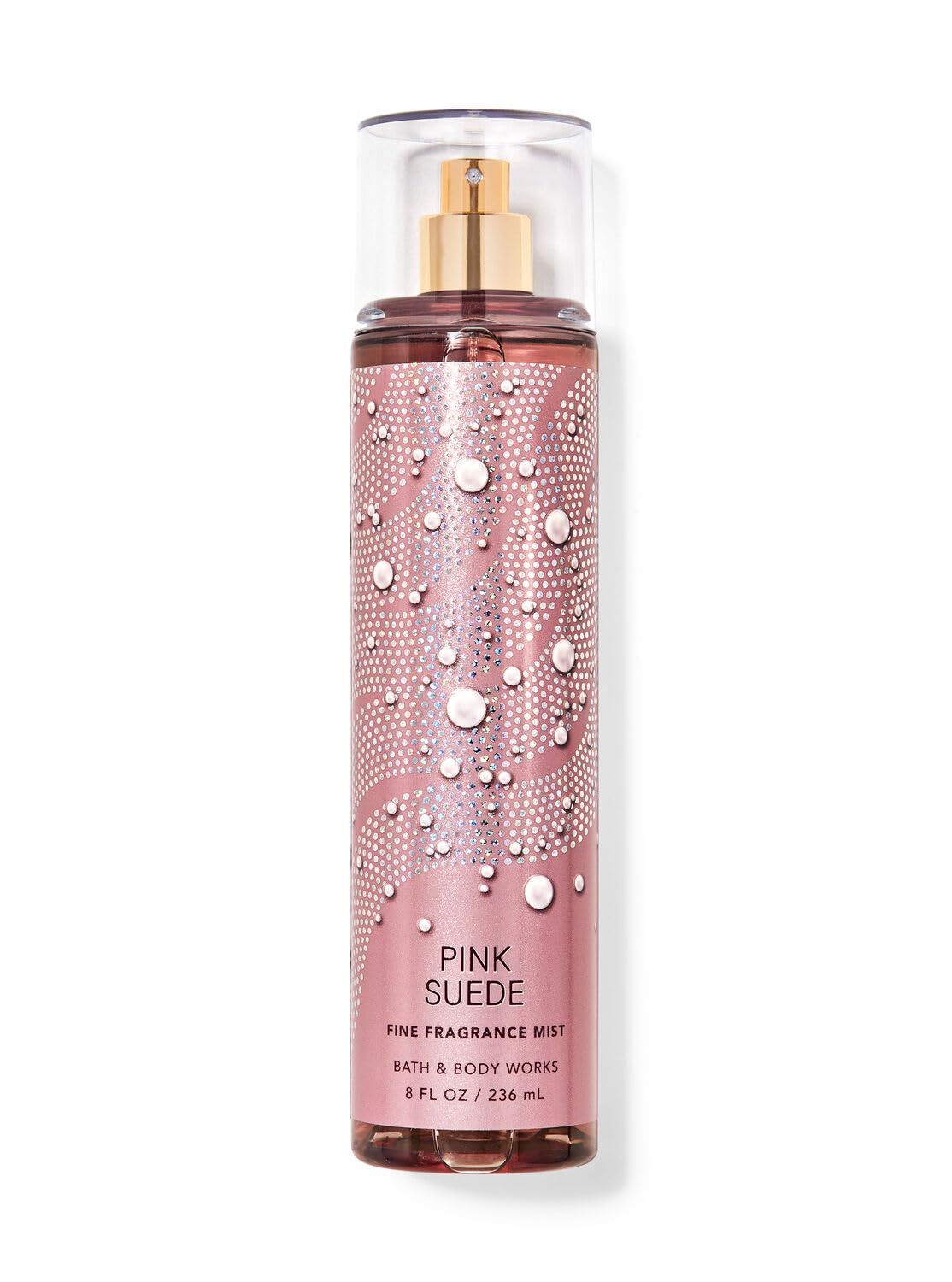 Bath &amp; Body Works Pink Suede Fine Fragrance Body Spray Mist, Warm Vanilla Sugar Pink Suede