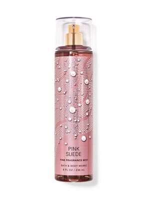 Bath &amp; Body Works Pink Suede Fine Fragrance Body Spray Mist, Warm Vanilla Sugar Pink Suede