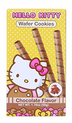 Hello Kitty Chocolate Wafer Cookies 1.58 Ounce Pack