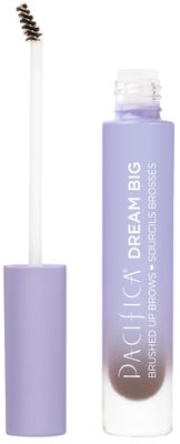 Pacifica Brow Gel Medium Brown - Dream Big Brushed Up Brows, Volumizing Tinted Brow Mascara for All-Day Hold, Vegan &amp; Cruelty-Free