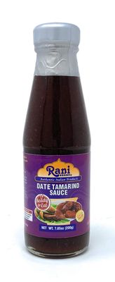 Rani Dates &amp; Tamarind Sauce 7oz 200g Glass Jar, Ready to eat, Vegan Gluten Free NON-GMO No Colors Indian Origin