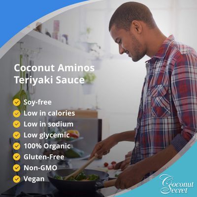 Coconut Secret Coconut Aminos Teriyaki Sauce 2 Pack - 10 fl oz