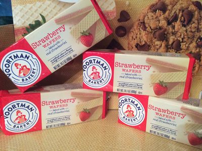 Strawberry wafers 4 pack