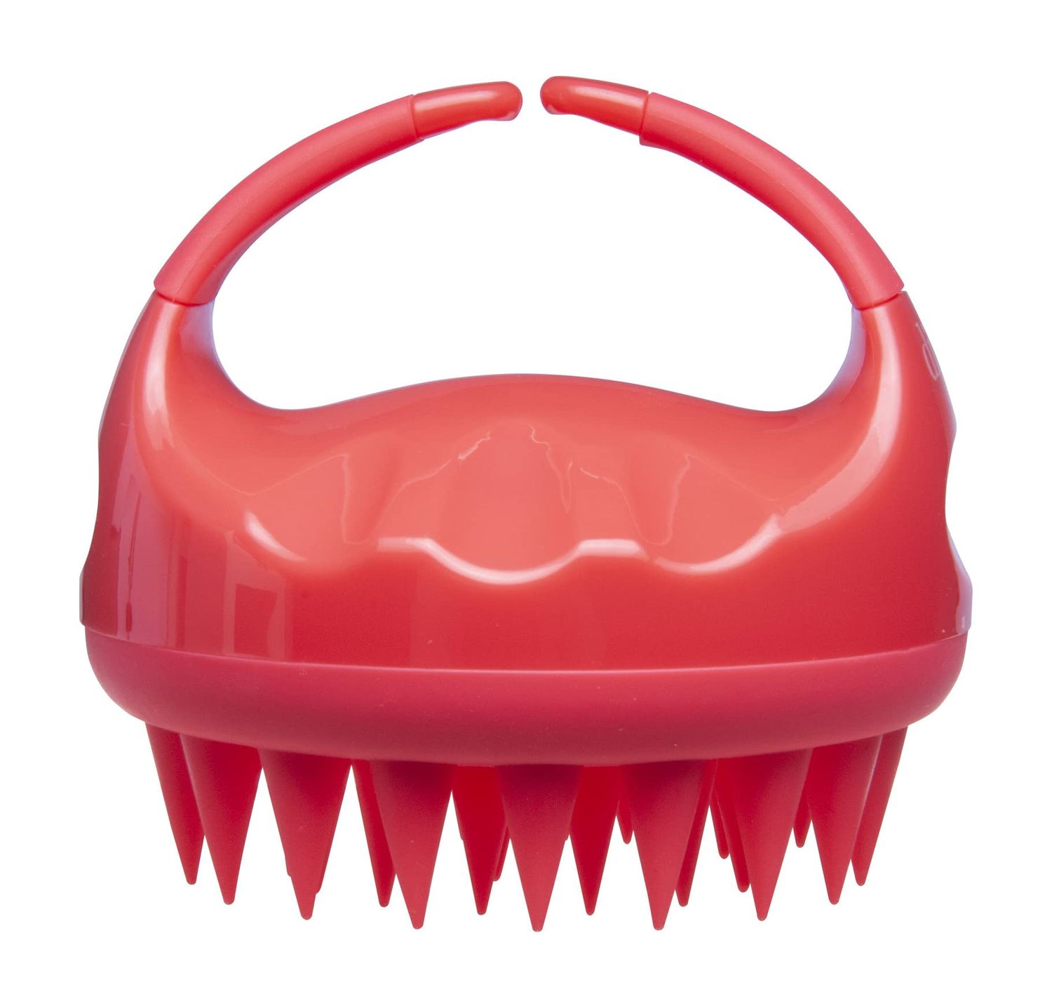 Diane Scalp Massage and Shampoo Brush with Soft Silicone Bristles, Exfoliates and Cleanses Scalp, Promotes Scalp Circulation, Evenly Distributes Hair Oil, Clear