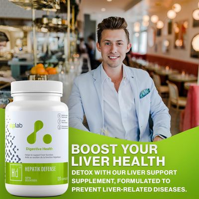 ATP LAB Hepatik Defense 120 caps Helps to Support Liver Function with a Highly Concentrated Liver detoxification Formula