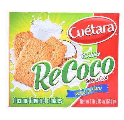 Cuetara Cookies Recoco Coconut Flavored Perfect To Share 3.05 oz
