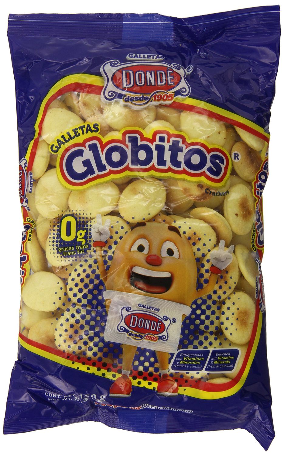 Donde Globitos Cookies, 5.29 Ounce Pack of 12