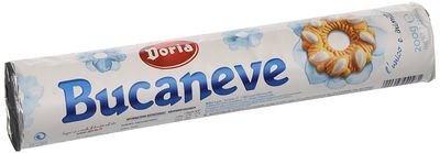 Doria: Bucaneve shortbread biscuits - 7.05 Oz 200g Pack of 4 Italian Import