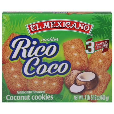 El Mexicano, Rico Coco Cookies, 21.16 Ounce