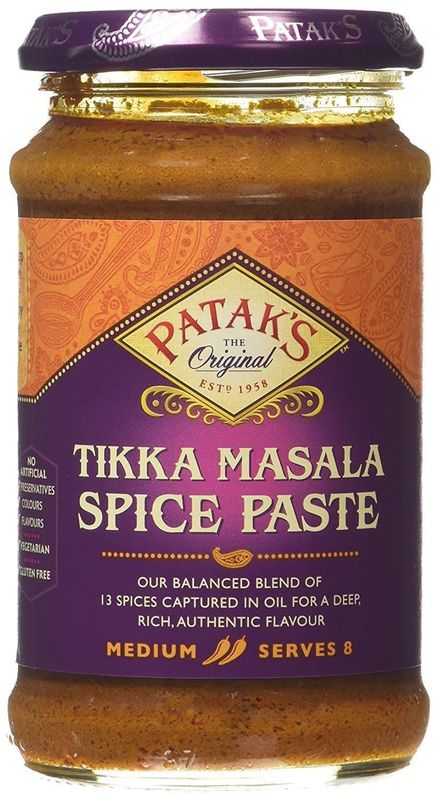Patak&#39;s Tikka Masala Medium Curry Paste 283G