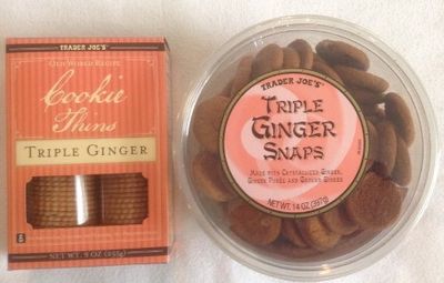 Trader Joe&#39;s - 1 Pack of Triple Ginger Snaps &amp; 1 Pack of Cookie Thins Triple Ginger