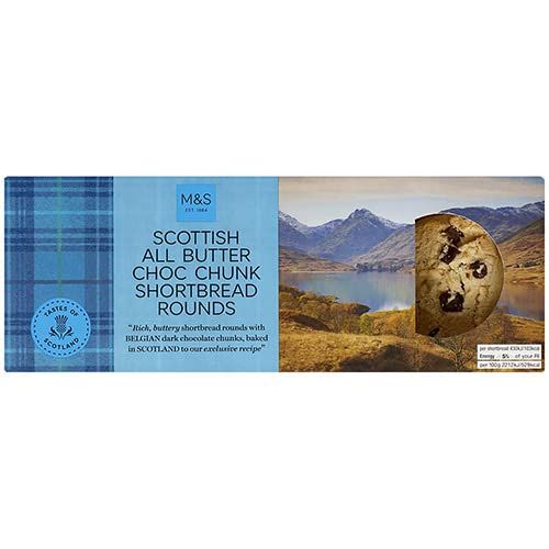 Marks and Spencer Scottish Choc Chunk Shortbread 175g