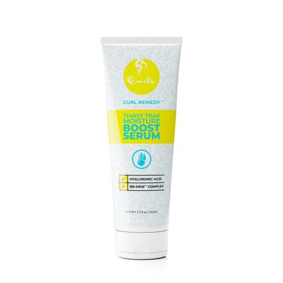 Curls Thirst Trap Moisture Boost Serum - 7.5 fl oz, 24-Hour Frizz Control &amp; Shine with Hyaluronic Acid &amp; Pro-Vitamin B5, Detangles &amp; Smooths, For Curly &amp; Wavy Hair