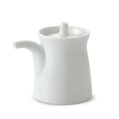Hakusan Pottery G-Shaped Soy Sauce, Large White Porcelain, Approx. ?2.7 x 3.5 inches 6.8 x 9 cm, 4.2 fl oz 120 ml, Hasami Ware Made in Japan