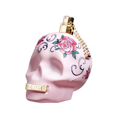 POLICE To Be Tattooart For Woman - Fragrance For Women - Floral Fruity Gourmand Scent - Creamy Sandalwood And A Powdery-Sweet Marshmallow Accord - Eye-Catching Skull Bottle - 4.2 Oz EDP Spray