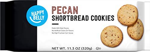Amazon Brand - Happy Belly Pecan Shortbread, 11.3 ounce Pack of 1