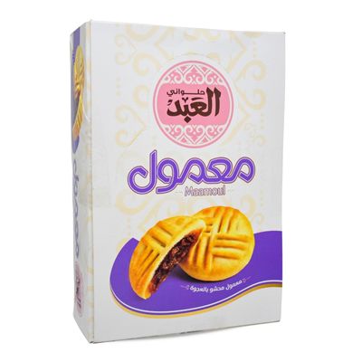 El Abd Patisserie Halwani Maamoul Stuffed With Ajwa 1Pack 12 Pcs Filled Cookies Mamoul MaMoul Dates Premium Date Biscuits Snack Food Taste Fresh Tea Coffee Halal ????? ???? ??????? - ?????? ?????