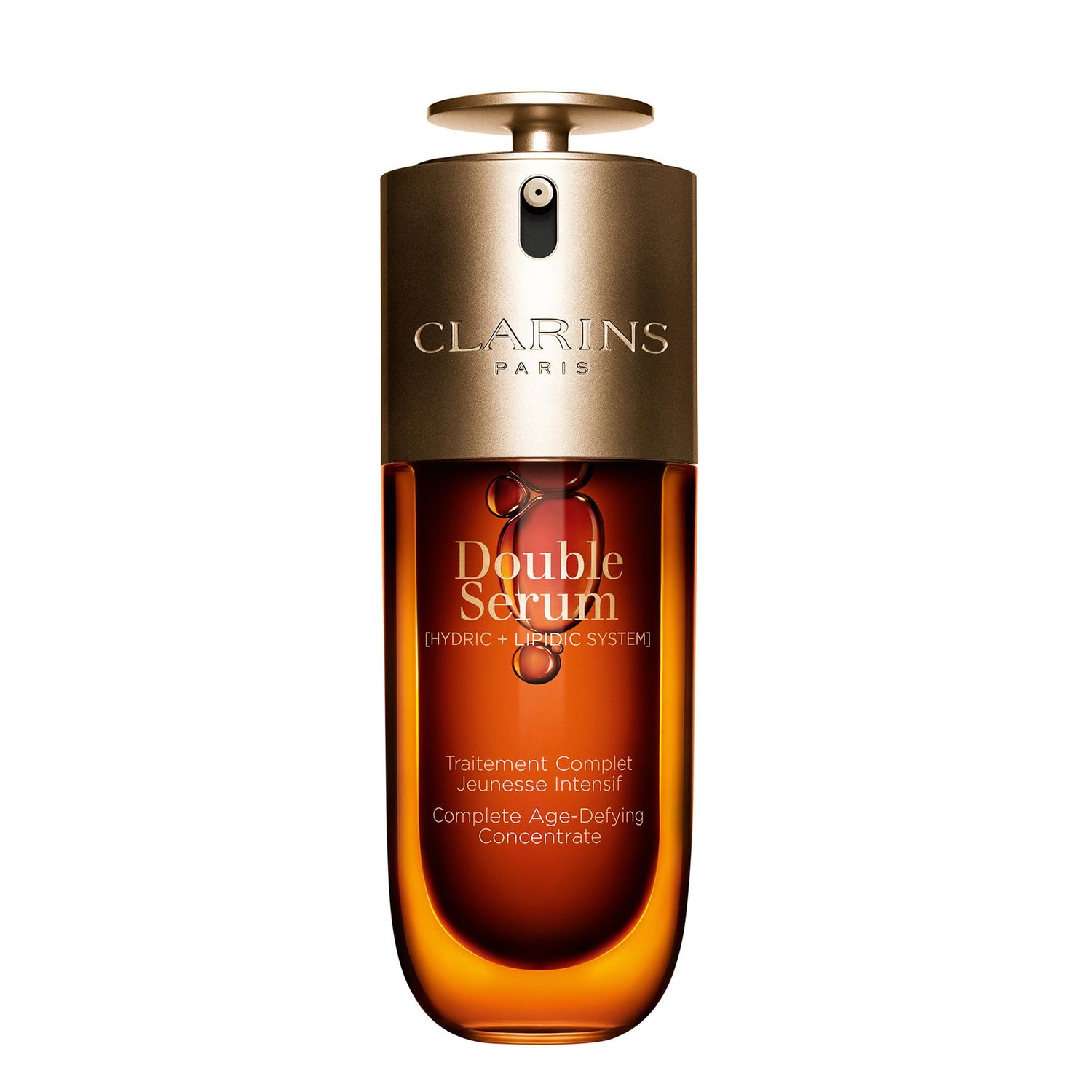 Clarins NEW Double Serum Anti Aging Face Serum Visibly Firms, Smoothes, Boosts Radiance, and Refines Pores 24H Hydration All Skin Types
