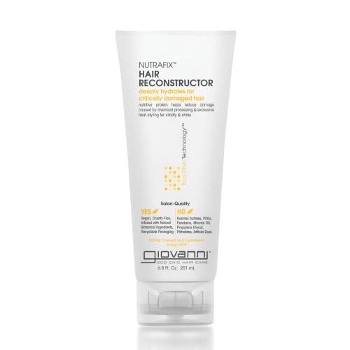GIOVANNI Nutrafix Deep Hair Reconstructor, 6.8 oz - Moisturizing Repair for Critically Damaged Hair