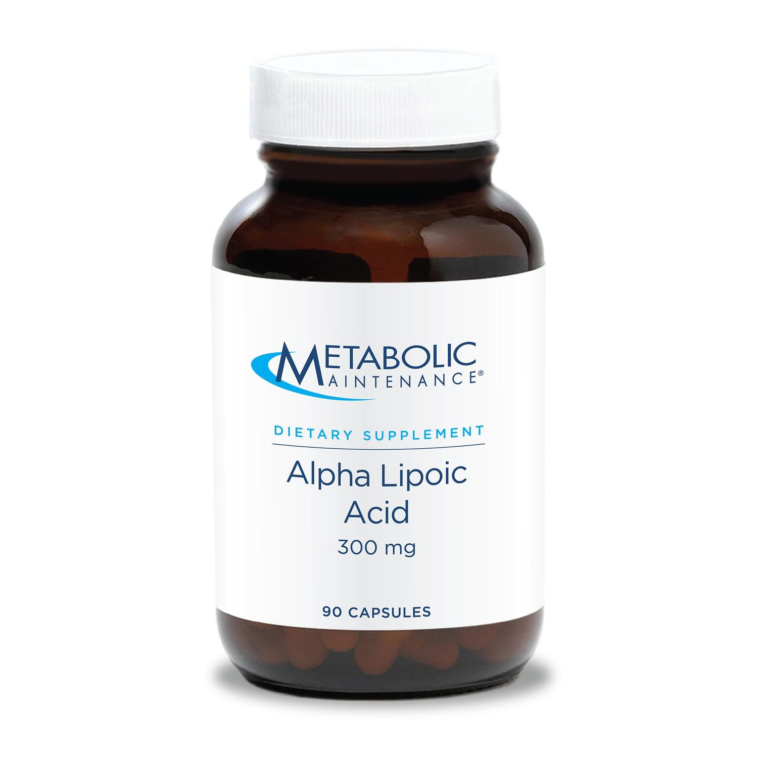 Metabolic Maintenance Alpha Lipoic Acid - 300mg ALA Supplement - Antioxidant Support for Nerve Liver Health 100 Capsules
