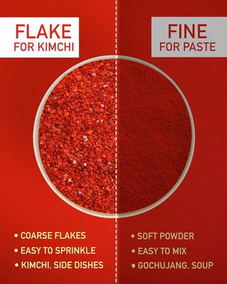 Taekyung Chili Powder For Kimchi Flake, 7oz - Korean Gochugaru. Red Pepper Spice Seasoning for Asian Food. MSG Free.