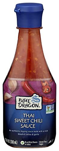 Blue Dragon Thai Sweet Chili Sauce, 10.5 Oz Pack of 1, Dipping Sauce, Marinade, Squeezy Bottle, Gluten Free, Vegan