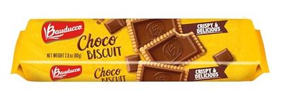 Bauducco Choco Biscuit Cookies, 2.8 oz Pack of 1 - Crispy Chocolate-Filled Cookies - Perfect Sweet Snack or Dessert - Enjoy them with Coffee, Tea, or your favorite hot drink.