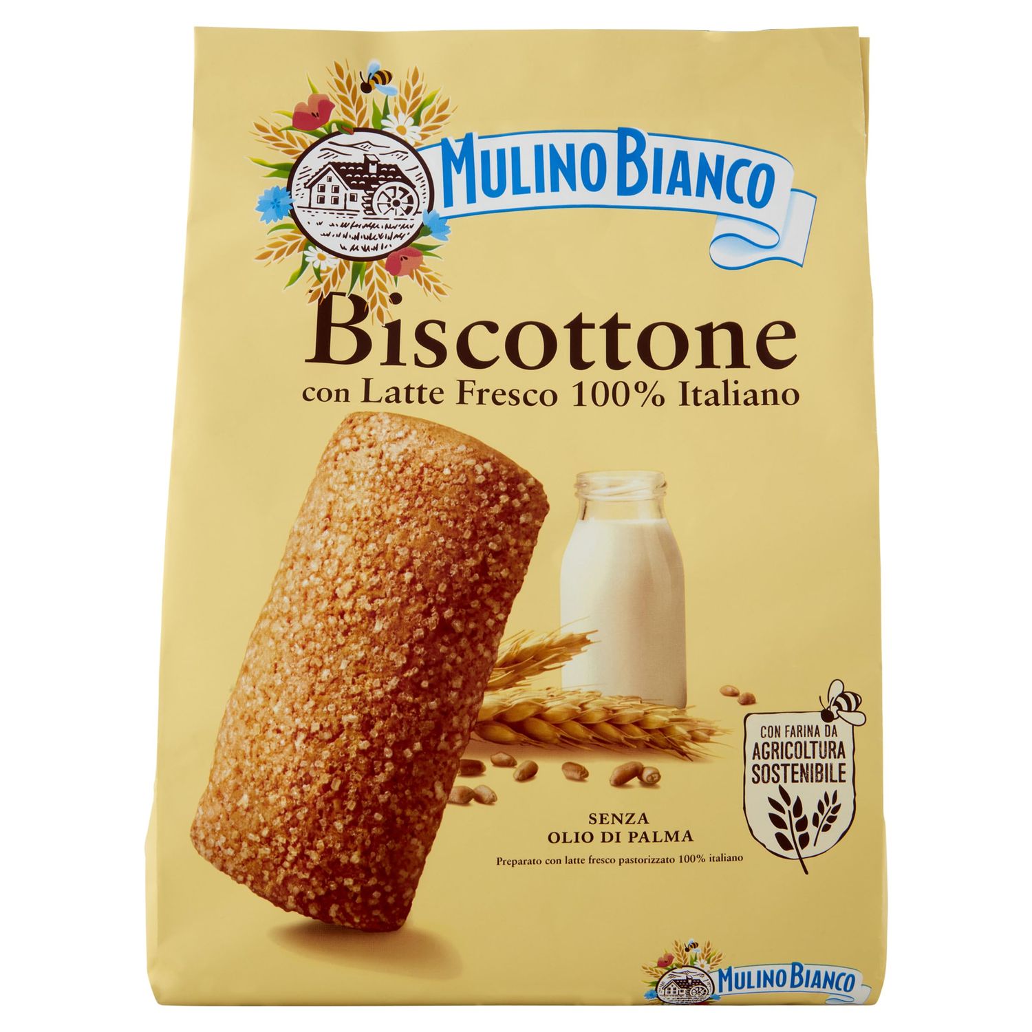 Mulino Bianco: Biscottone Shortbread cookies with crumbly pastry - 24.69 Oz 700g Italian Import