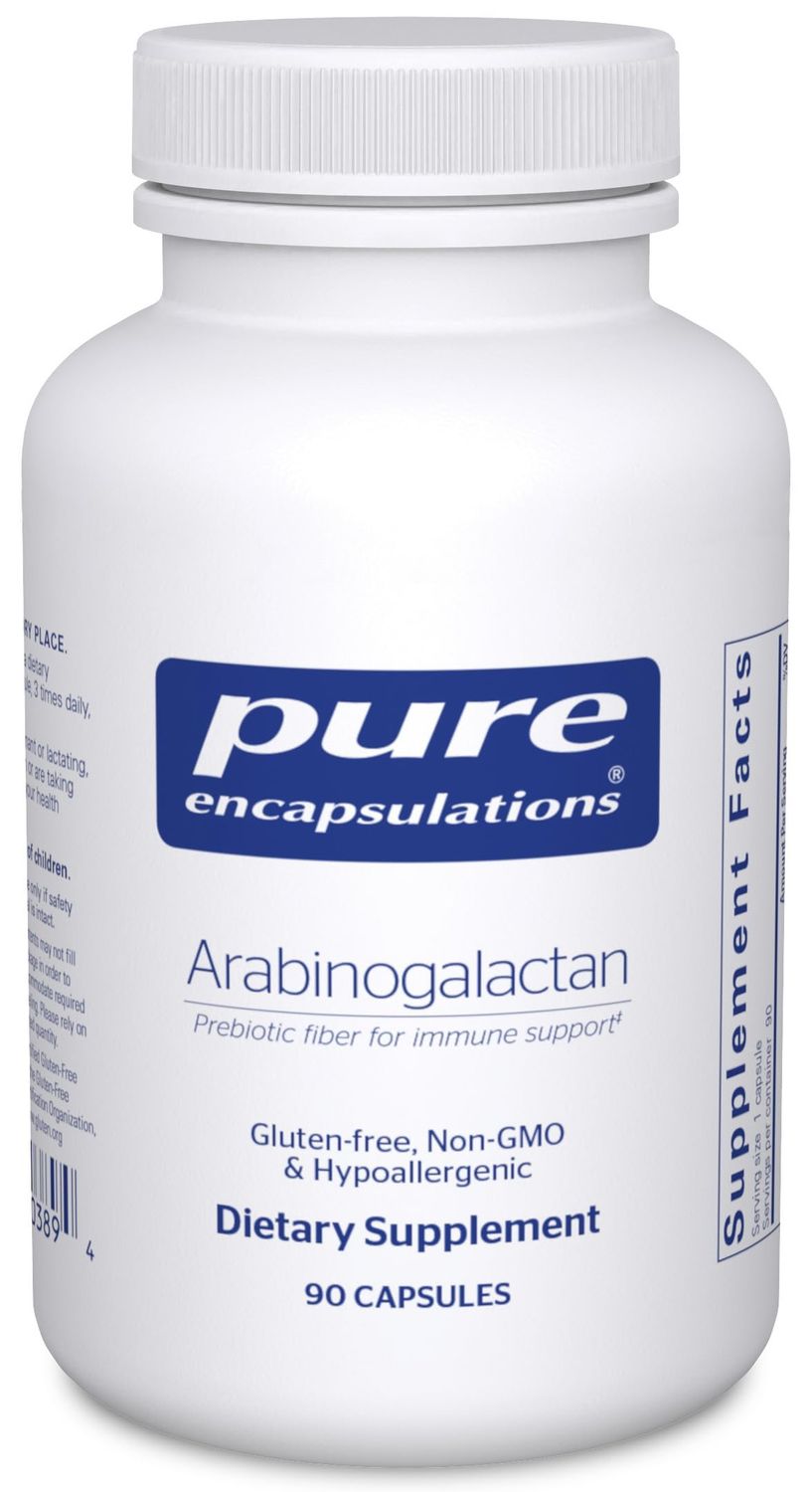 Pure Encapsulations Arabinogalactan Supplement for Liver Support, Immune Support and Colon Health 90 Capsules