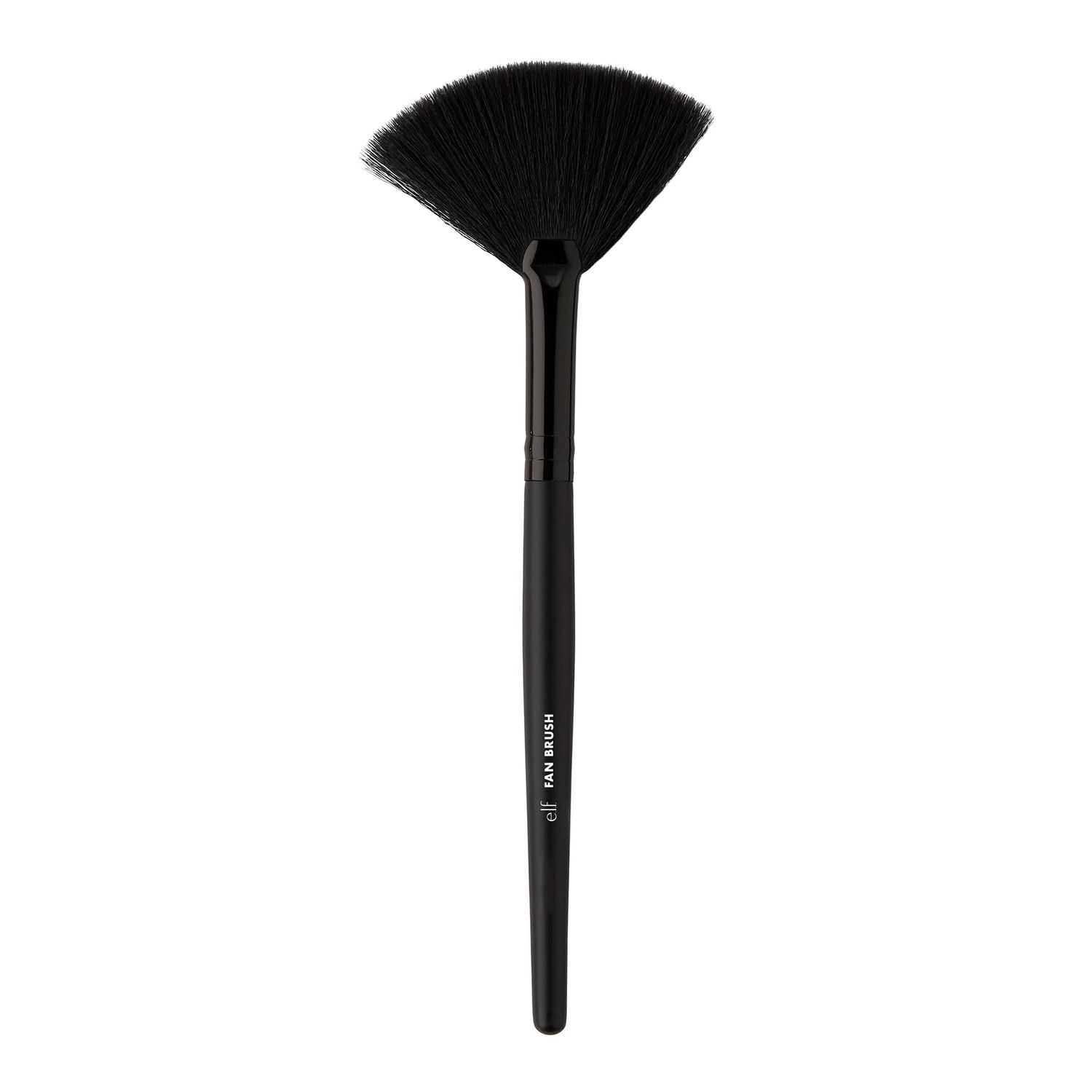 e.l.f. Fan Brush, Powder &amp; Contour Makeup Brush, Unique Fan Shape Blends For A Flawless Finish, Soft &amp; Absorbent, Vegan &amp; Cruelty-Free